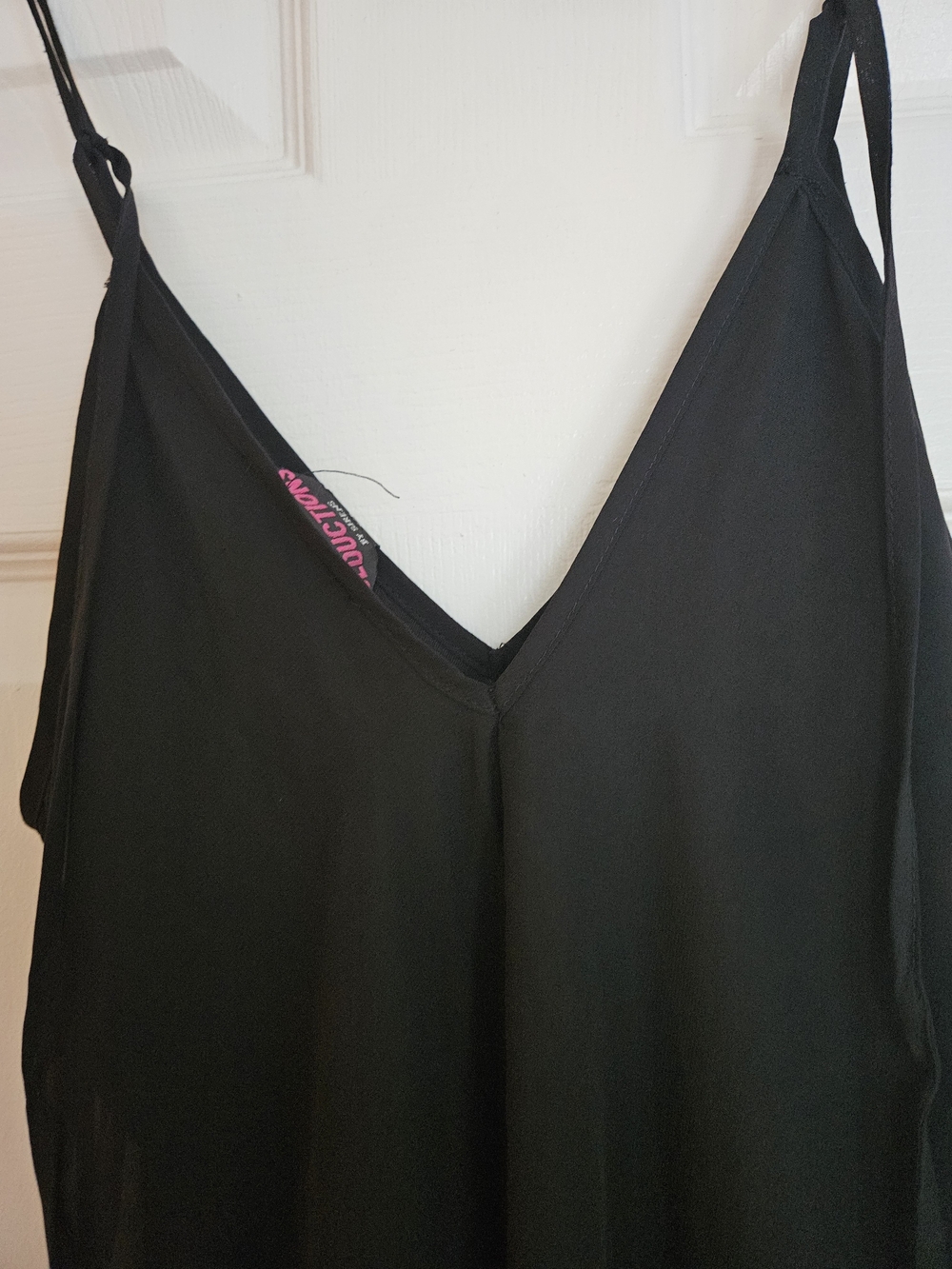 NWT Elefant Black Asymmetrical Slip Dress Seductions By Sirens. Size US S. - Picture 6 of 10